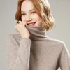 Swetery kobiet 2023 jesień/zima sweter turtlerek kaszmirowy wełniany wełniany dzianin