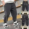 Pantaloni Autunno Bambini Ragazzi Pantaloni sportivi solidi 1 Y Abbigliamento casual per bambini piccoli Pantaloni sportivi in vita elastica alla caviglia per ragazze sottili primaverili