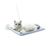 Cat Beds Cute Hammock Hanging Comfortable Sunny Seat Window Mount Pet Product Soft Shelf Supplies Detachable Bearing 17.5kg