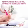 Вибраторы Беспроводные фаллоимитаторы Mini Av Vibrator Magic Wand для женщин Clitoris Sti