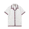 Designerskjorta Herr Button Up-skjortor tryck bowlingskjorta Hawaii Blommig Casual Skjortor Herr Slim Fit Kortärmad Klänning Hawaiiansk t-shirt