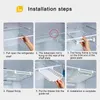 バッグ冷蔵庫Ziplock Bag Storage Arganizer Telescopic Fridge Drawer Storage Rack 15個の密閉バッグハンギング保管クリップスライド