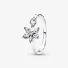 Anneaux de mariage 2023 925 Bague en argent Moments Série Bright Romantique Amour Plein de diamants Étincelant Ouverture Femmes 231128