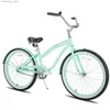 Bikes JOYSTAR 20 24 26inch Beach Cruiser Bike for Girls Boys Mens and Womens Sing Speed Kids Cruiser Bicycs with Coaster Brake Q231129