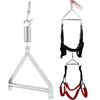 Bondage Sex Swing Metallstativ Stents Sexuelle Hängemattenmöbel Bondage Erwachsene Stühle Hängende Türschaukeln Erotikspielzeug für Paare 231128