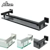 Bathroom Shelves Bathroom Shelves Tempered Glass Shelf Wall Mount Stainless Steel Rail Bathroom shelf Shampoo Organizer Bathroom Accessories 231124