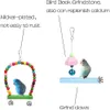 Leksaker 14 datorer Bird Toys Set Swing Chewing Training Toys Liten Parrot Hanging Hammock Parrot Cage Bell Perch Toys With Ladder