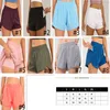 Yoga ll dames sport high taille shorts met anti glans nep tweedelige yoga running fiess ademendheid en zweetabsorptie