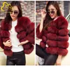 FANPUGUIZHEN Vrouwen Jassen Herfst Winter Mode Roze Faux Bontjas Elegante Dikke Warme Bovenkleding Nep Bont Vrouw Jassen 231227