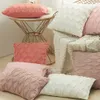 CUSHIONDECORATIVE KULDOMBODERY FLODERY FLOCK DIAMOND SOLID vardagsrum Dekoration Kudde täcker 40x40 50x50 Fur Soffa Case Moden Home Decor 231128