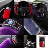 Steering Wheel Covers Auto Car Cover Beautiful Rhinestones Crystal Diamond No Inner Ring For 37-38CM Case Protector