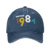 Cappellini da baseball Moda Cotone Retro nel 1984 Berretto da baseball Uomo Donna Personalizzato regolabile Adulto 39 anni Anno di nascita Regalo Cappello da papà all'aperto