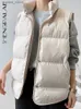 Gilet da uomo SHENGPALAE Moda Contton Vest Donna 2023 Primavera Colletto alla coreana Monopetto Senza maniche Allentato Tinta unita Gilet 5E4841 Q231129