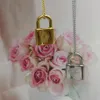 L- Collana con lucchetto in oro donna in acciaio inossidabile 45 cm ciondolo in oro gioielli per collo San Valentino Regali di Natale per la fidanzata all'ingrosso269Y