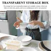 Plates Containers Toast Storage Box Airtight Beans Dry Fruit Jar Kitchen Plastic Lids Small