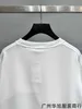 Vêtements pour femmes de créateurs 20% de réduction sur la chemise Édition correcte Panneau avant de haute qualité Alphabet anglais Impression numérique Inscription Manches Été