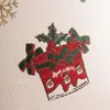 クシオン装置の枕ジャックヤンディクリスマスクッションカバー漫画エルクスノーフレーク刺繍スローフェスティバル枕装飾ホーム231128