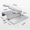 프로세서 2022 수동 스테인리스 스틸 식품 절단기 슬라이싱 머신 자동 가정 주방 냉동 고기 슬라이서 고기 배달 비 슬립 핸들