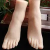 41 Yard Real Sexy Doll Female Sexy Foot Mannequin Blood Vesse Silicone Pography Silk Strumps smyckemodell Soft Silica Gel 1p230h