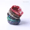 Decorative Figurines 1Pc Natural Crystal Gravel Love Storage Small Decoration Plate Handmade Epoxy Crafts Gifts