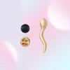 Cute Sperm Lapel Pin Up Gift Antique Gold Silver Color Pins Metal An Exquisite Brooches Jewelry Men Accessories4449884