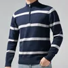 Męskie swetry Wysokiej jakości stały kolor męskiej bawełniana bawełniana bawełna podstawowa swobodna mostka na suwak kurtka wiosenna moda luźna dzianina otwarte topy