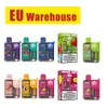 EU Warehouse SMART Display Skärm engångsvapen E Cigarett Savage Bubble 15000 Puffs Uppladdningsbar puff 15K 12K 10K 8K 8K Bar Förfyllda vagnar 2% 5% Frakt på 24 timmar