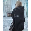 Luxe Ess Reflect Letter Gedrukt Zip Up Fashion Hoodie Sweatshirt Dames Heren Hoodies Sportjas Pullover Gothic Lange mouw Oversized 690