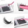 False Eyelashes ETVITE DIY Clusters Eyelash Extension Dovetail Segmented Lashes 48 Volume Natural Segmented Eyelashes Bundles Q231129