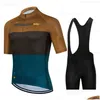 Ensembles de maillots de cyclisme Raudax Gobik Vêtements pour hommes Porter une meilleure équipe arc-en-ciel Vêtements à manches courtes Vélo de route d'été 230425 Drop Delivery Spo Dh6B8