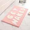 Badematten Rosa Badematte Get Naked Alphabet Weiche Beflockung Teppich Dusche Fußpolster Eingang Fußmatte Wasseraufnahme Teppiche Badezimmer De318d