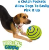 Jouets pour chiens à mâcher Wobble Wag Giggle Glow Ball interactif jouet pour animaux de compagnie chien balles grinçantes auto-guérison chiot jouet rire balle sonore mâcher balle pour animaux de compagnie 231129