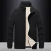 Herrenjacken Herren Dicke Fleecejacken Herren Outwear Sportbekleidung Wollfutter Warme Jacken Mäntel Herren Thermomantel Herren Wintermantel Plus Größe L-4XL 231128