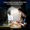 Table Lamps LED Double Head Lamp Eye-protected USB Charging Dimmable Study Reading Light Brightness&Color Adjustable With Switch