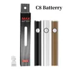 Batteria di preriscaldamento bassa moq 650mAh Max tensione variabile eCigs Carica inferiore con batteria USB 510 Vape Pen per cartucce di olio Cartuccia vaporizzatore