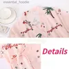 Women's Sleep Lounge Robes Women Popular S-3XL Loose Cartoon Printed Sweet Kaii Leisure Sleepwear womens Lounge Fashion Homewear Simple Chic New L231129