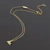 Collier en acier inoxydable, grand et petit diamant unique entrelacé en forme de V, collier de clavicule pour femmes, 232r