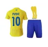 23/24 Al Nassr FC Ronaldo Soccer Jerseys Men Kids Kital Hilal Saudi Uniform Home Yellow Cr7 Boys Football Shiirt Benzema Fans Jersey 2023 Saudi Arabia 16-28