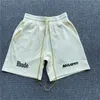 Men's Shorts Mens Shorts Rhude Embroidery Men Women High Quality Oversize Short Pants