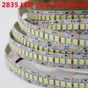 1 2 3 4 5M Lot 10mm PCB 2835 SMD 1200 LED TROP TAPE DC12V 24V IP20 LIGHT FLICKIBLE LIGH