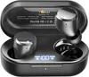 Fones de ouvido Bluetooth sem fio TOZ HIFI estéreo de longa duração da bateria display à prova d'água mini portátil 4MY2E