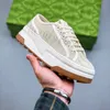 2023 Designer Dames Vintage Casual Schoenen Italië laag uitgesneden 1977 Hoogwaardige sneaker Luxe stoffen schoenen met dikke zolen Canvas tennisschoenen