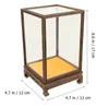 Подарочная упаковка Большая коробка Perspex Hobby Display Case Case Desktop Stand Clear State