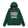 Män kvinnor 2023 Nytt Rhude Letter Print Långärmningsmode Ströja Hip Hop Luxury Brand Sweatshirts US Size S-2XL