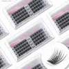 False Eyelashes ETVITE DIY Clusters Eyelash Extension Dovetail Segmented Lashes 48 Volume Natural Segmented Eyelashes Bundles Q231129