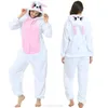 Pijamas mulheres homens unisex adulto flanela unicórnio kigurumi anime cosplay traje macacões inverno pijama luminoso crianças aranha oneises pjs 231124