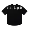 Tasarımcı PA T-Shirt Lüks Tees Baskı Palms Tişörtler Erkekler Kadın açısı Kısa Kollu Sokak Giyim Üstleri Giyim Giysileri