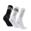 Chaussettes de sport rayures colorées cyclisme hommes femmes vélo de route vélo de course en plein air sport course à pied