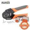 Tang Iwiss Iwd12/16/20 tysk stil Dechi Connector mini crimping tång bearbetad terminal manlig och kvinnlig stift crimper verktyg