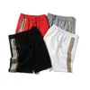 Shorts masculino de verão com letras geométricas, shorts casuais da moda com cintura elástica, calças curtas para homens, roupas esportivas S-2XL opcional223r